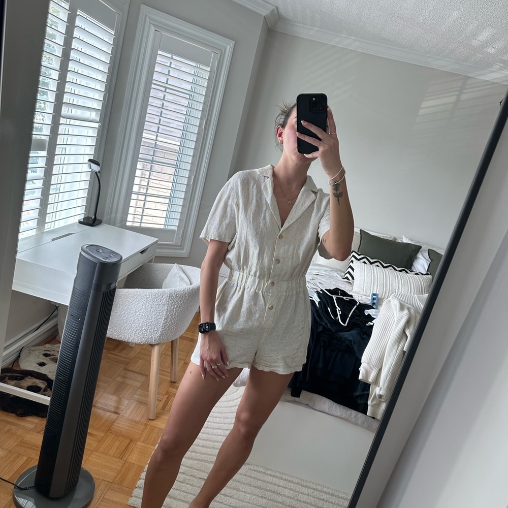 Button-Up Romper, Light Material Size S